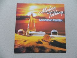 Single 7" DE Pop Duo Modern Talking 1986 Geronimo`s Cadillac